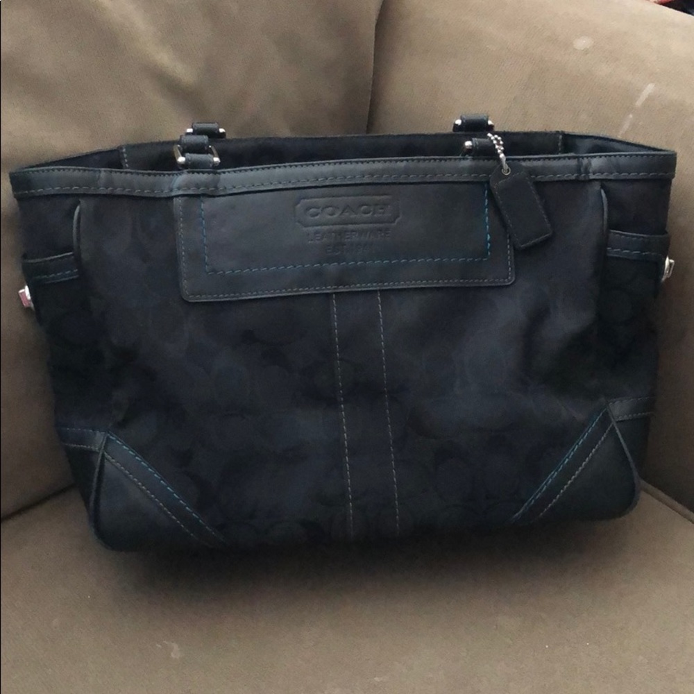 Vintage Coach Signature tote bag
